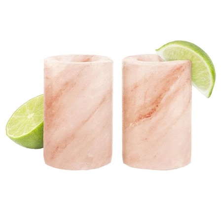 Final Touch Final Touch 1.5 oz Pink Himalayan Salt Shot Glass TQ5602
